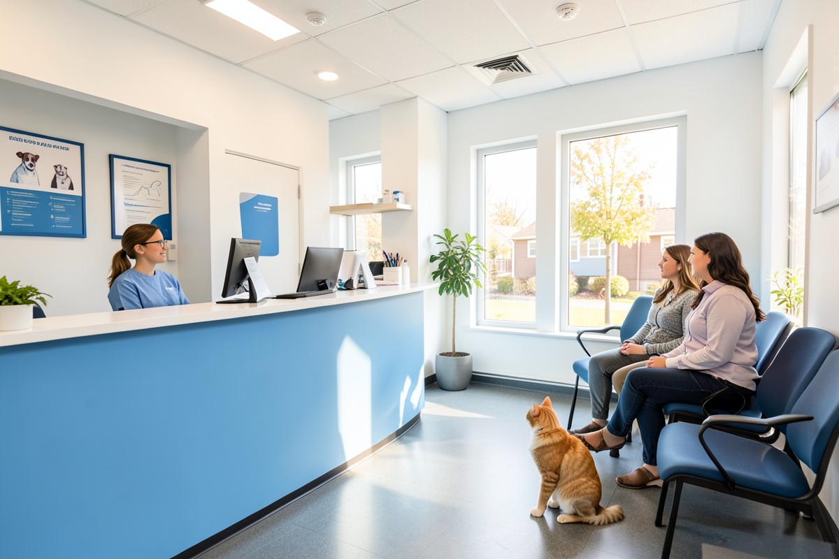 Recepção do Centro Médico Veterinário Dr. Petean